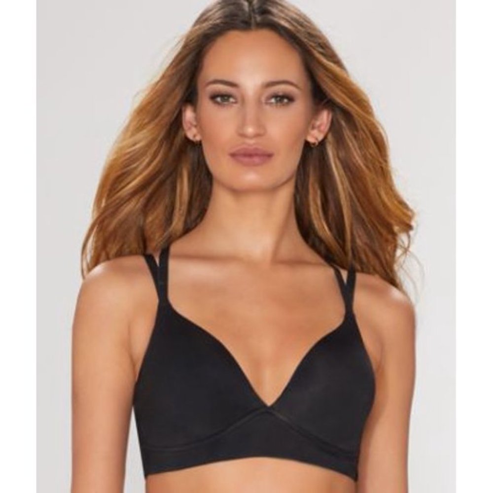 Honeydew Intimates Black Ahna Wire-Free Lounge Sports Bra 34D